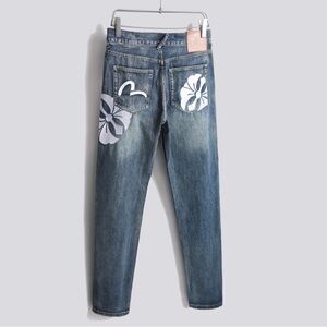EVISU Blue Graphic Men's jeans